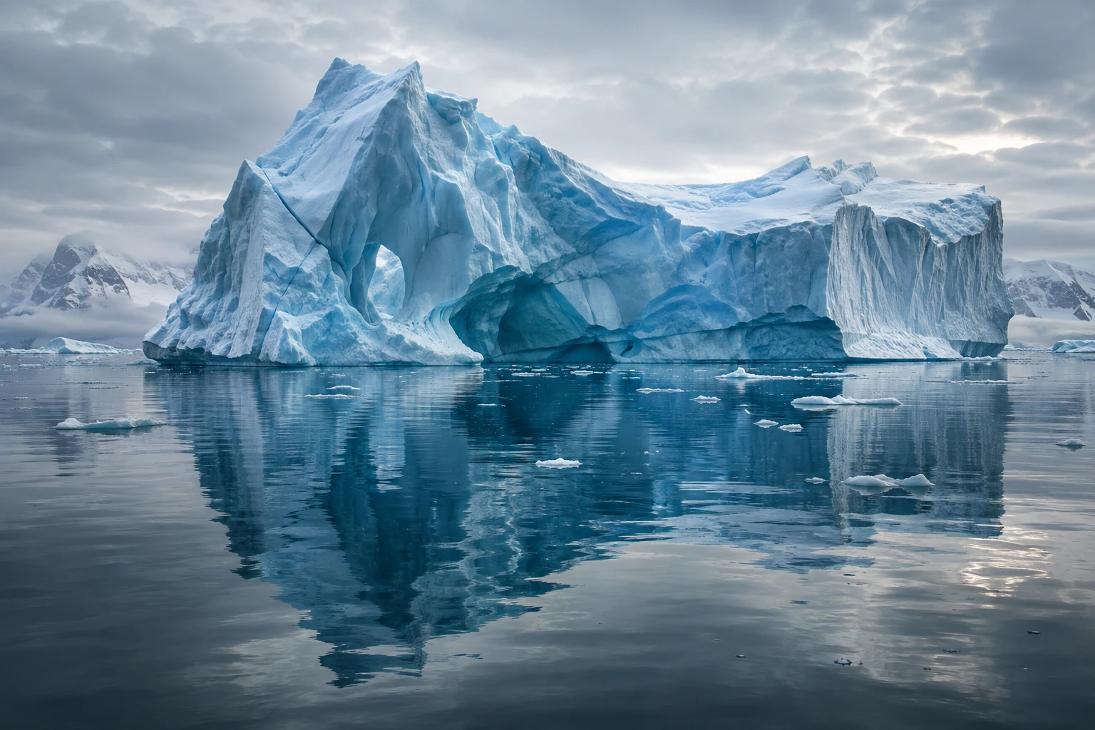Antarctica-inspired landscape