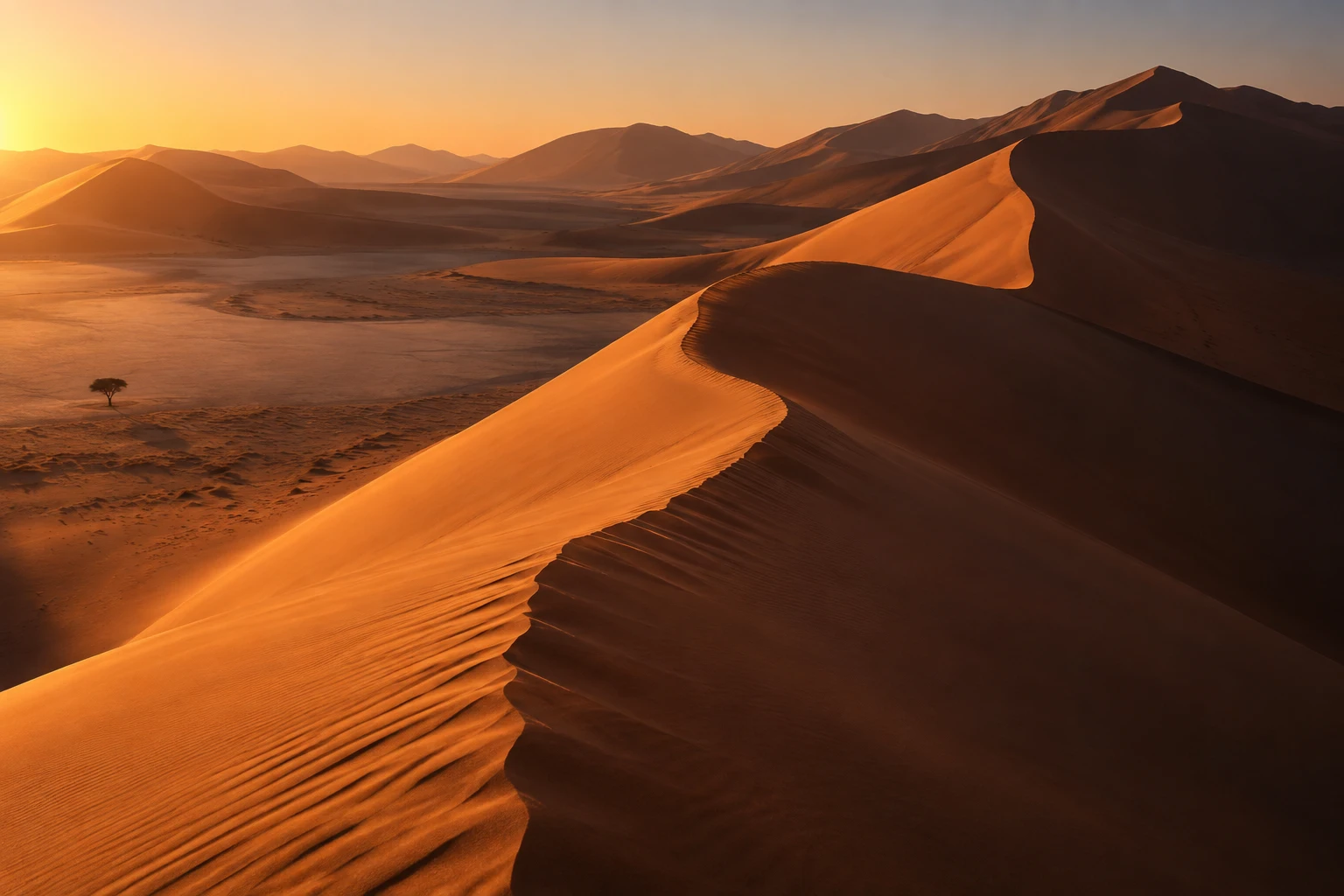 Namibia-inspired landscape